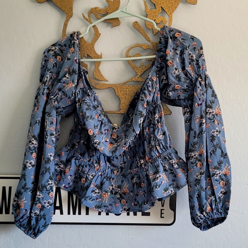 Floral Off The Shoulder Top